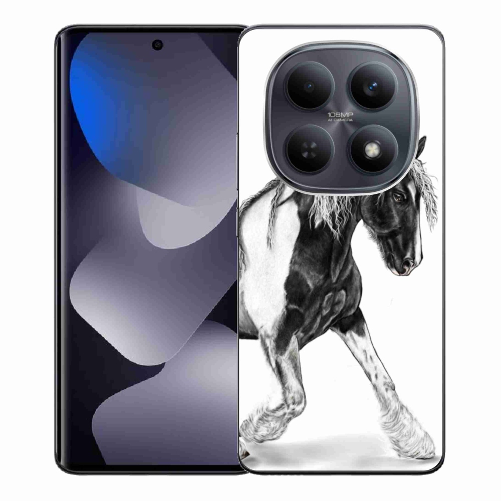 Gelový kryt mmCase na Xiaomi Redmi Note 15 4G - kůň