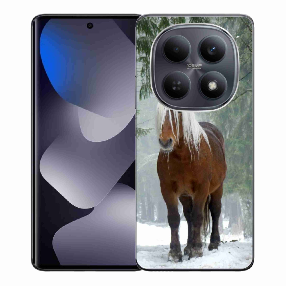 Gelový kryt mmCase na Xiaomi Redmi Note 15 4G - kůň v lese
