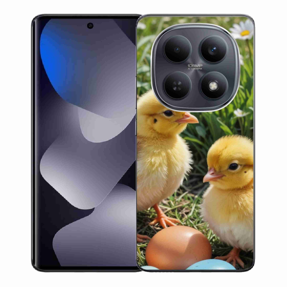 Gelový kryt mmCase na Xiaomi Redmi Note 15 4G - kuřátka
