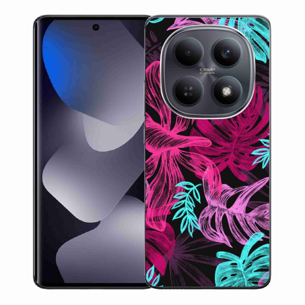 Gelový kryt mmCase na Xiaomi Redmi Note 15 4G - květiny 1