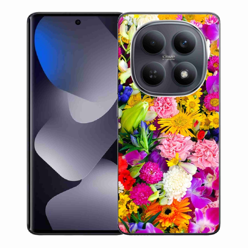 Gelový kryt mmCase na Xiaomi Redmi Note 15 4G - květiny 12