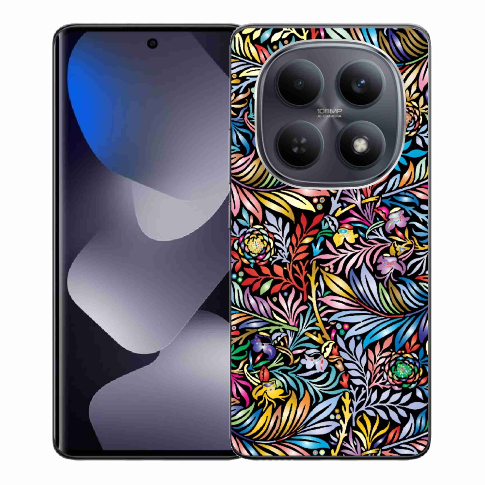 Gelový kryt mmCase na Xiaomi Redmi Note 15 4G - květiny 5