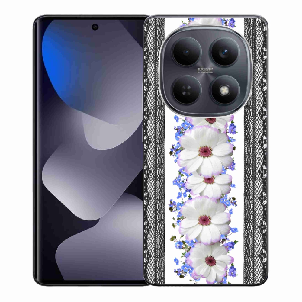 Gelový kryt mmCase na Xiaomi Redmi Note 15 4G - květiny 8