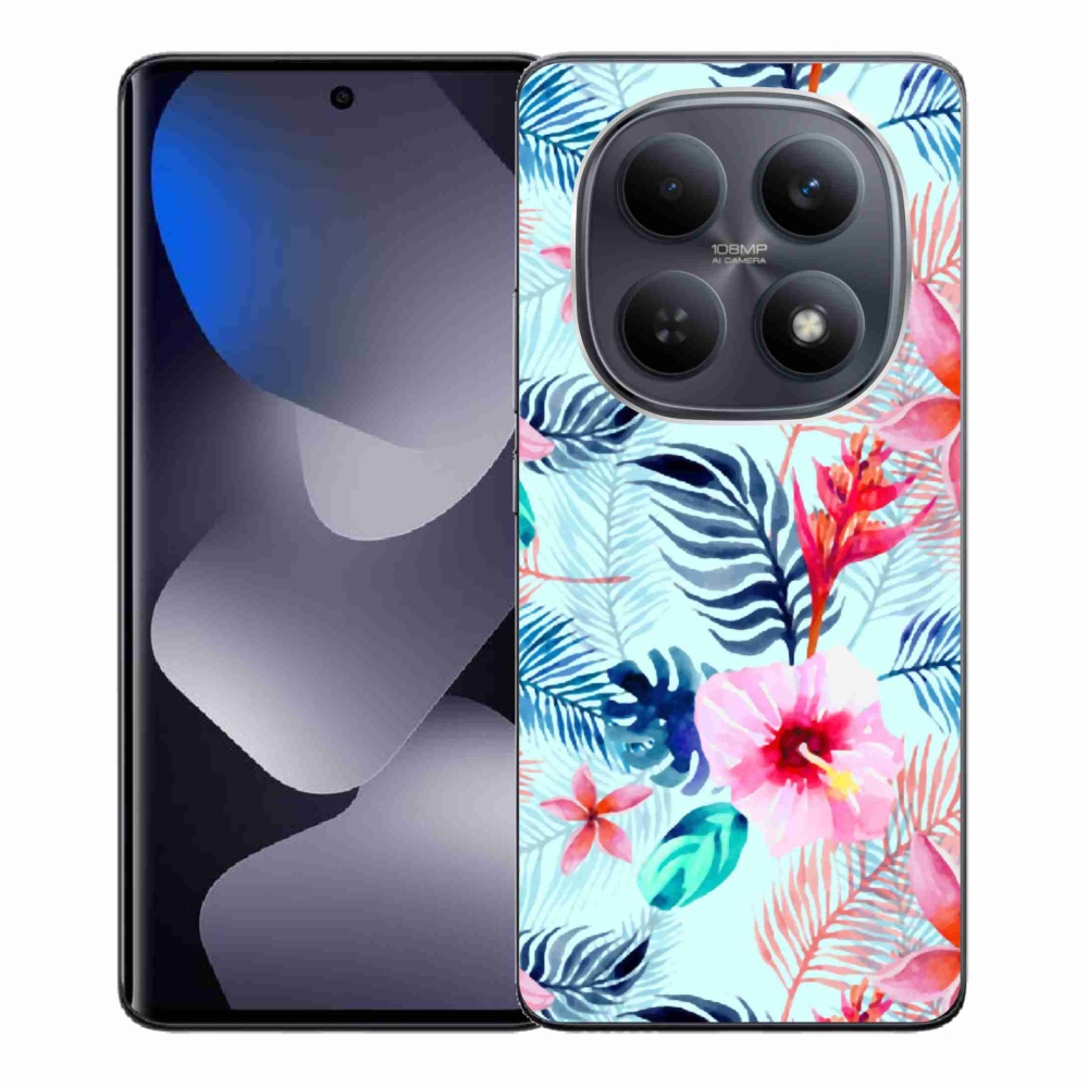 Gelový kryt mmCase na Xiaomi Redmi Note 15 4G - květiny