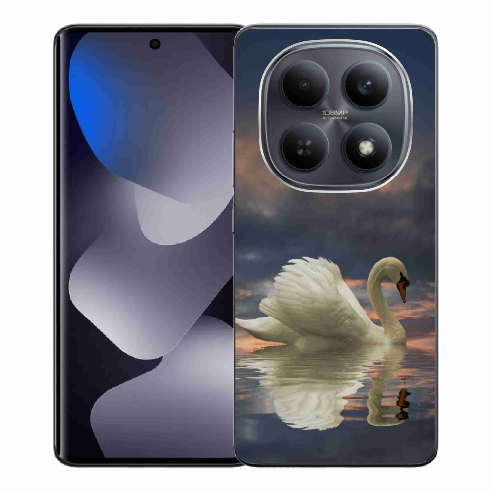 Gelový kryt mmCase na Xiaomi Redmi Note 15 4G - labuť