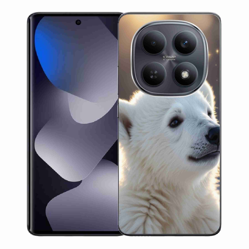 Gelový kryt mmCase na Xiaomi Redmi Note 15 4G - lední medvěd