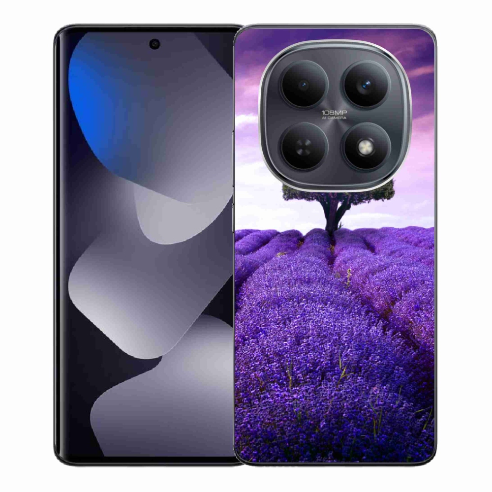 Gelový kryt mmCase na Xiaomi Redmi Note 15 4G - levandulová louka