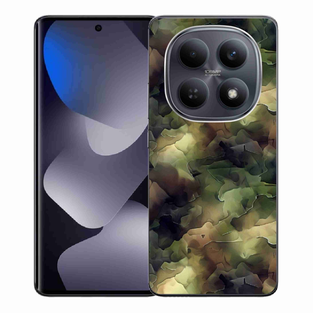 Gelový kryt mmCase na Xiaomi Redmi Note 15 4G - maskáčový vzor 10