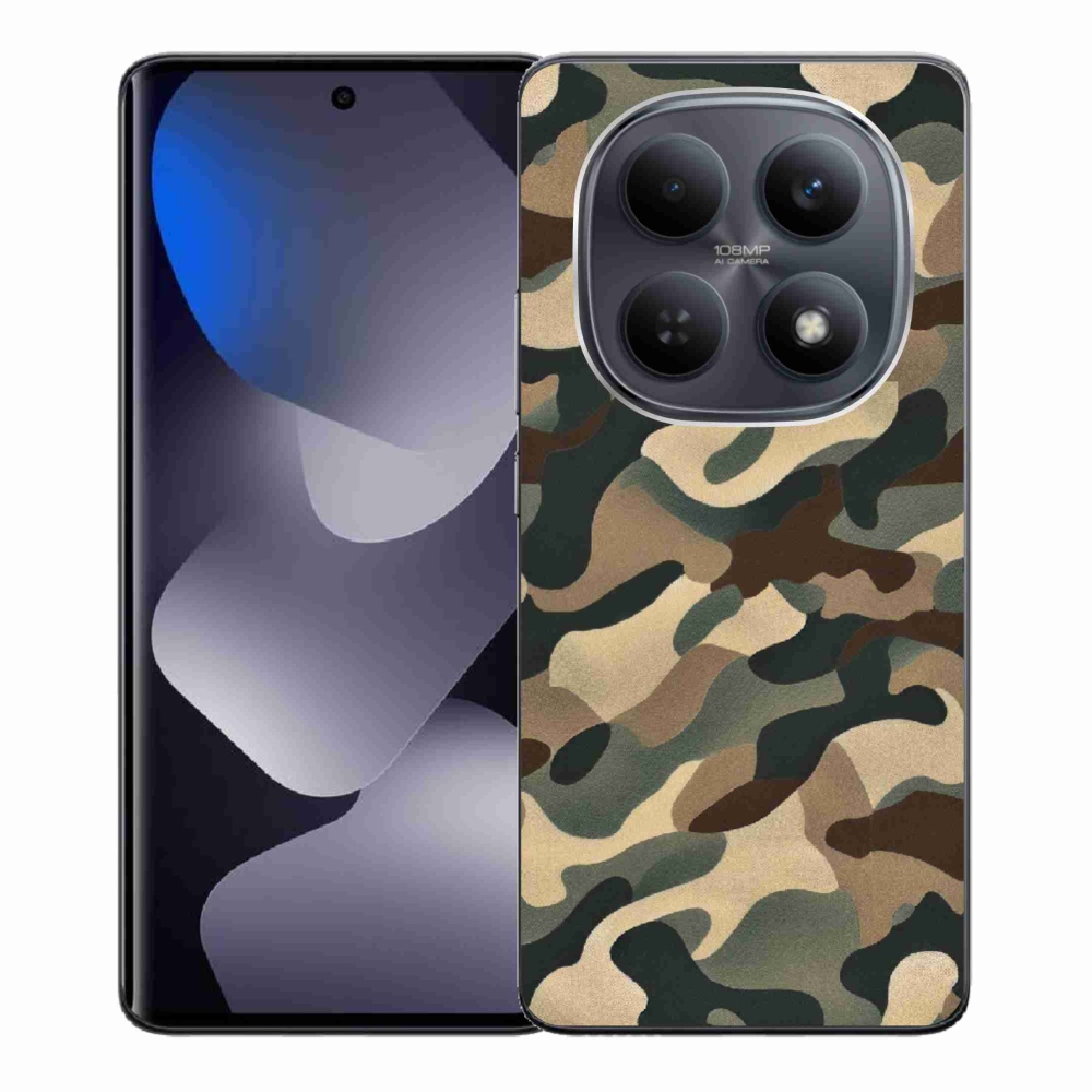 Gelový kryt mmCase na Xiaomi Redmi Note 15 4G - maskáčový vzor 11