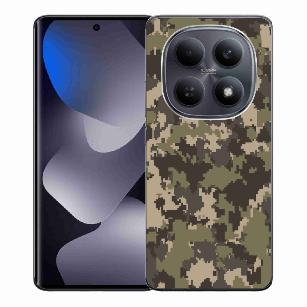 Gelový kryt mmCase na Xiaomi Redmi Note 15 4G - maskáčový vzor 12