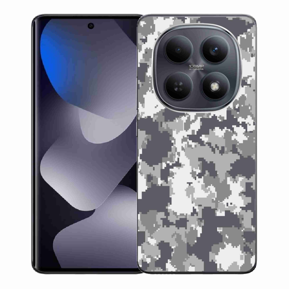 Gelový kryt mmCase na Xiaomi Redmi Note 15 4G - maskáčový vzor 2