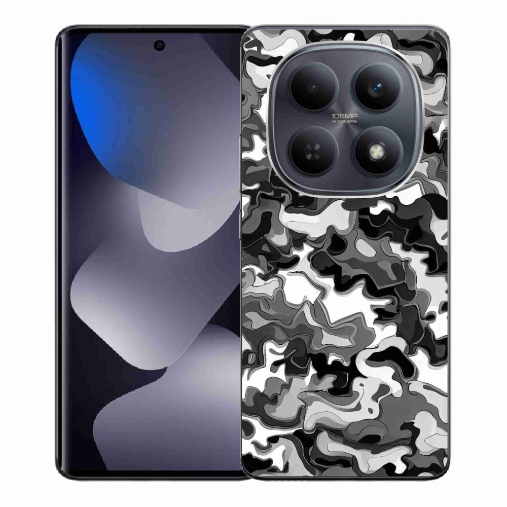 Gelový kryt mmCase na Xiaomi Redmi Note 15 4G - maskáčový vzor 3