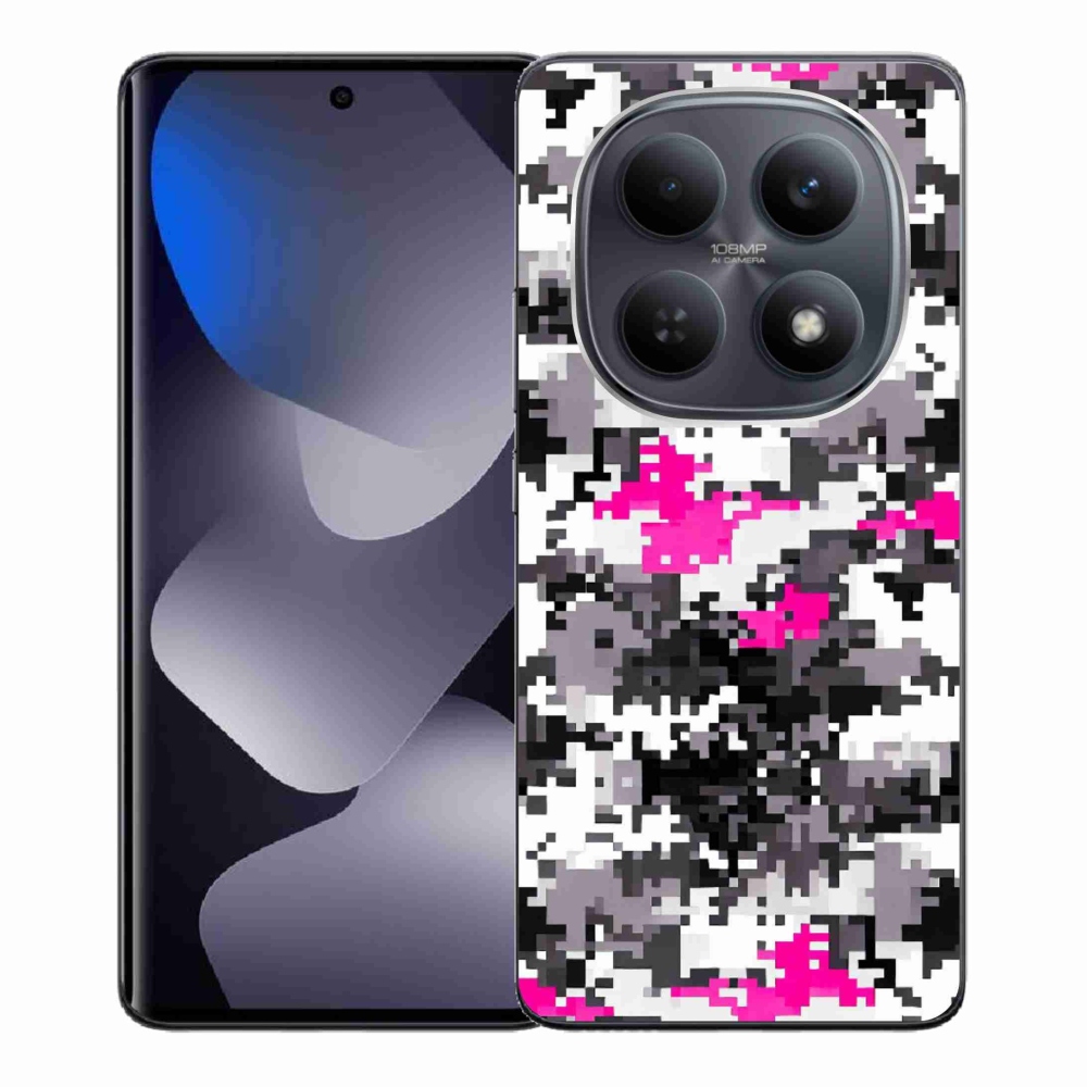 Gelový kryt mmCase na Xiaomi Redmi Note 15 4G - maskáčový vzor 4
