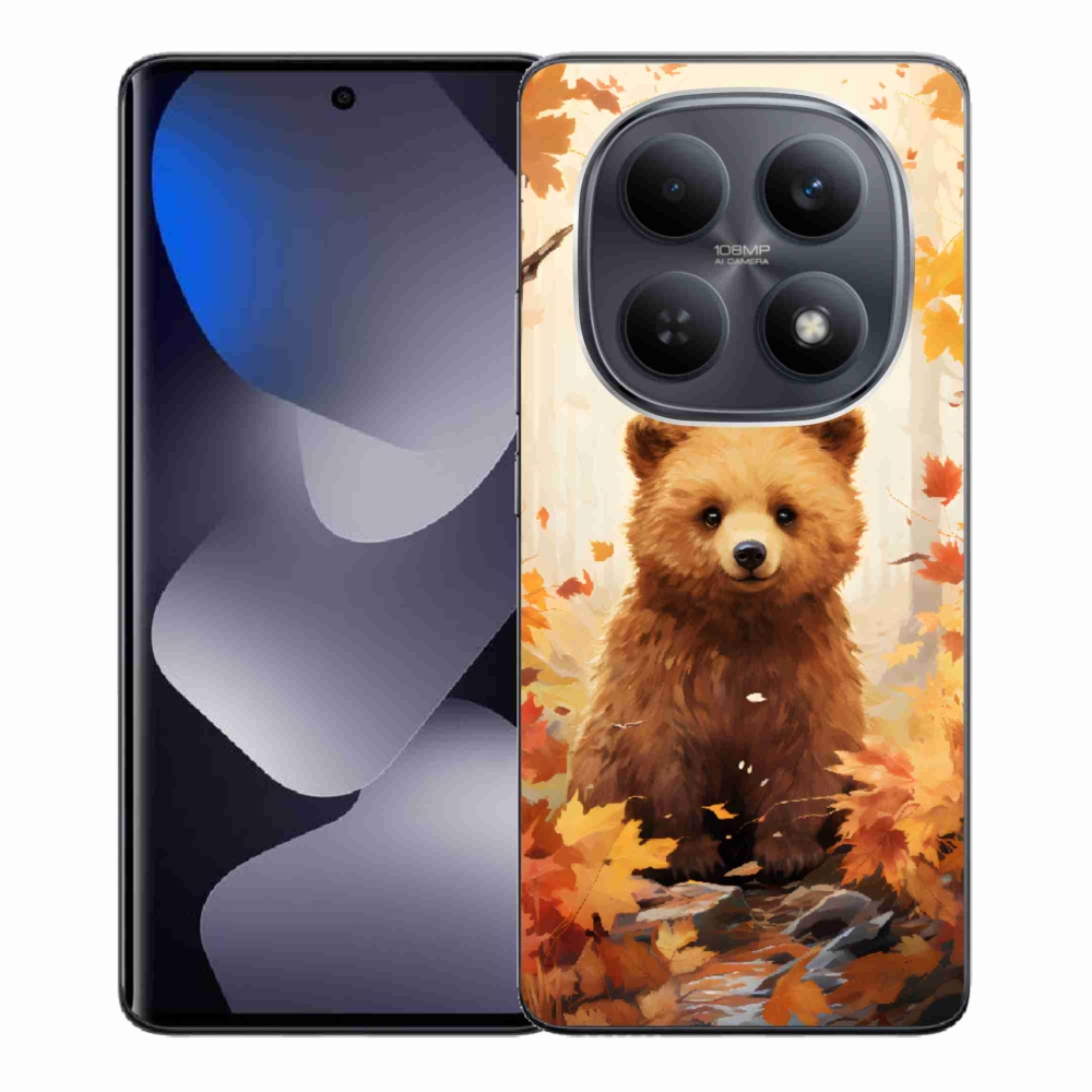 Gelový kryt mmCase na Xiaomi Redmi Note 15 4G - medvěd v lese