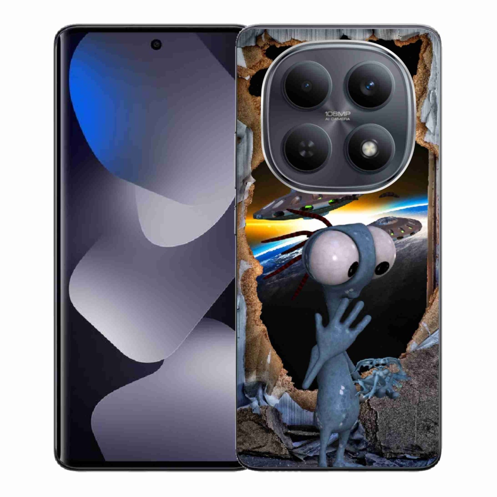 Gelový kryt mmCase na Xiaomi Redmi Note 15 4G - mimozemšťan