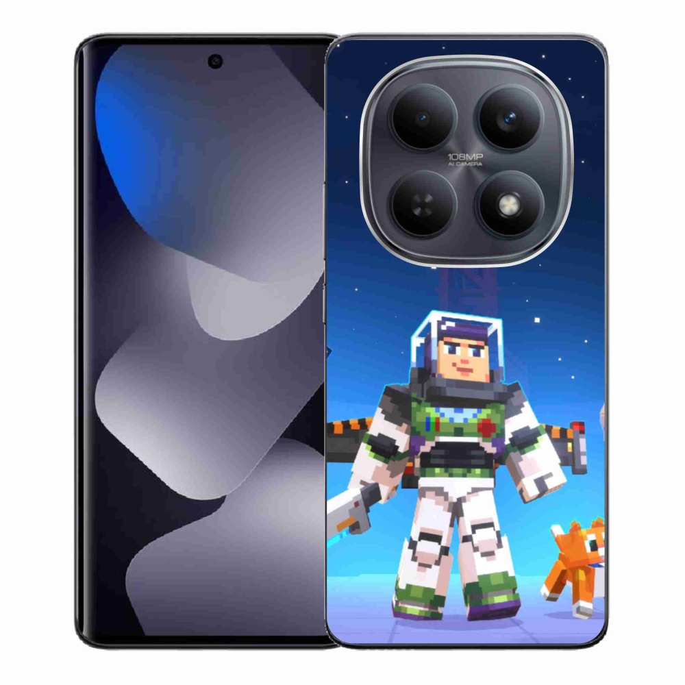Gelový kryt mmCase na Xiaomi Redmi Note 15 4G - minecraft 2