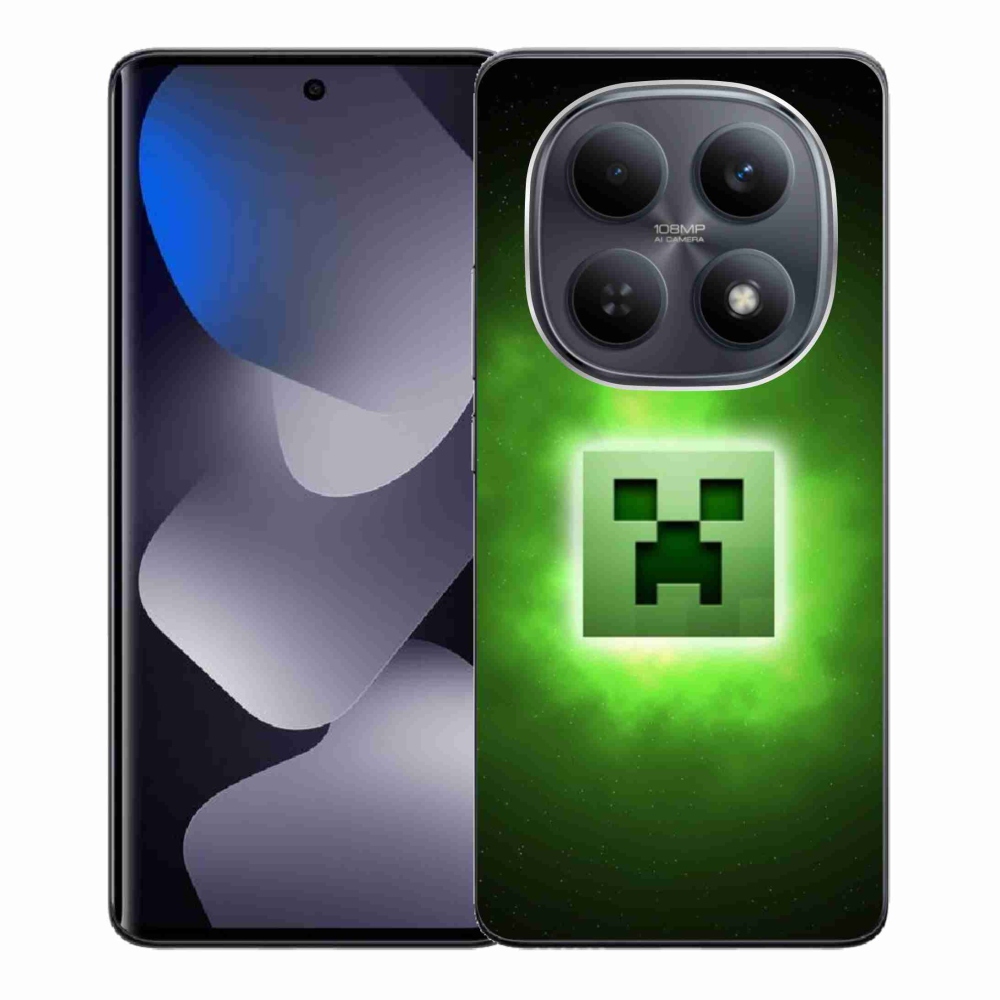 Gelový kryt mmCase na Xiaomi Redmi Note 15 4G - minecraft