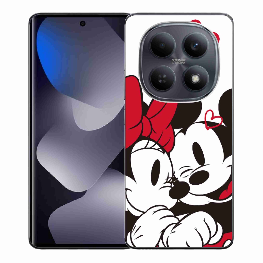 Gelový kryt mmCase na Xiaomi Redmi Note 15 4G - minnie a mickey