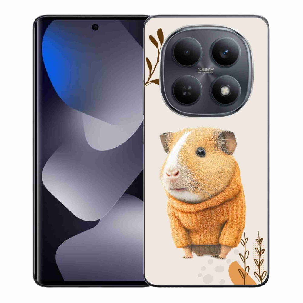 Gelový kryt mmCase na Xiaomi Redmi Note 15 4G - morče ve svetru