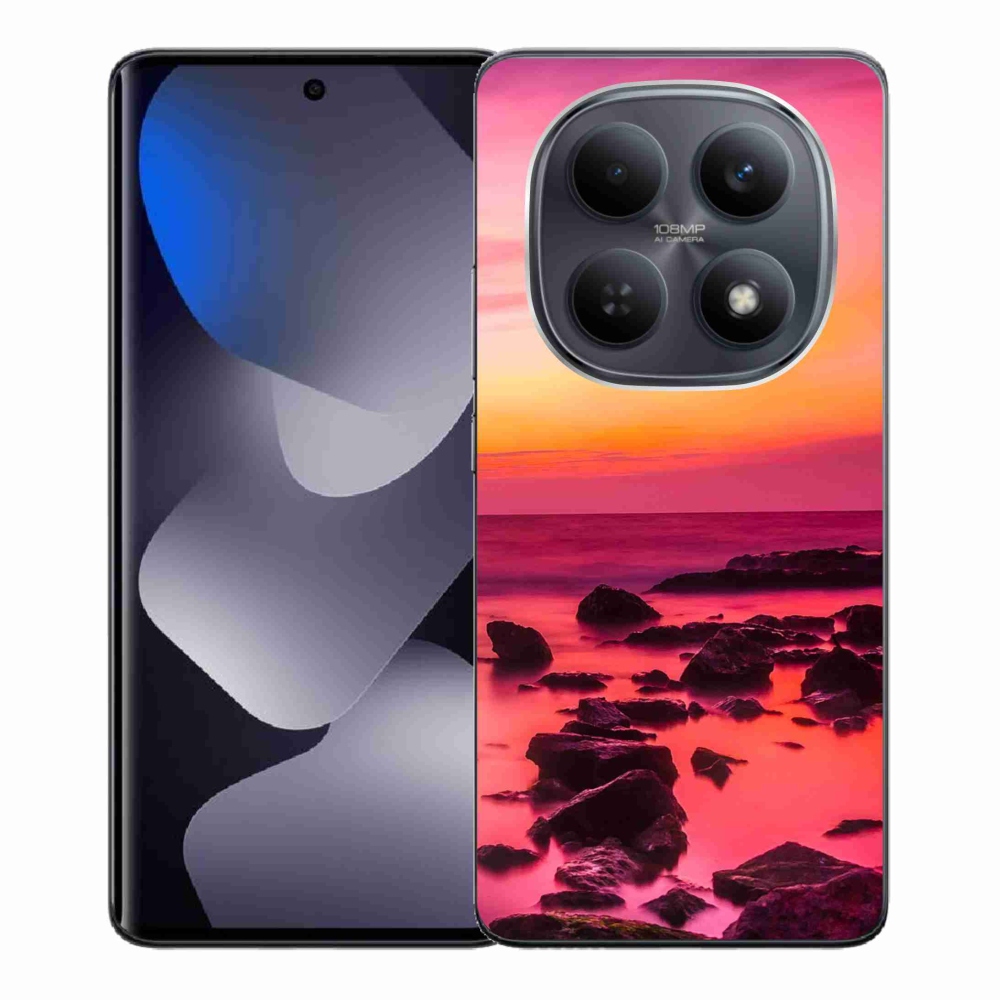 Gelový kryt mmCase na Xiaomi Redmi Note 15 4G - moře a záře