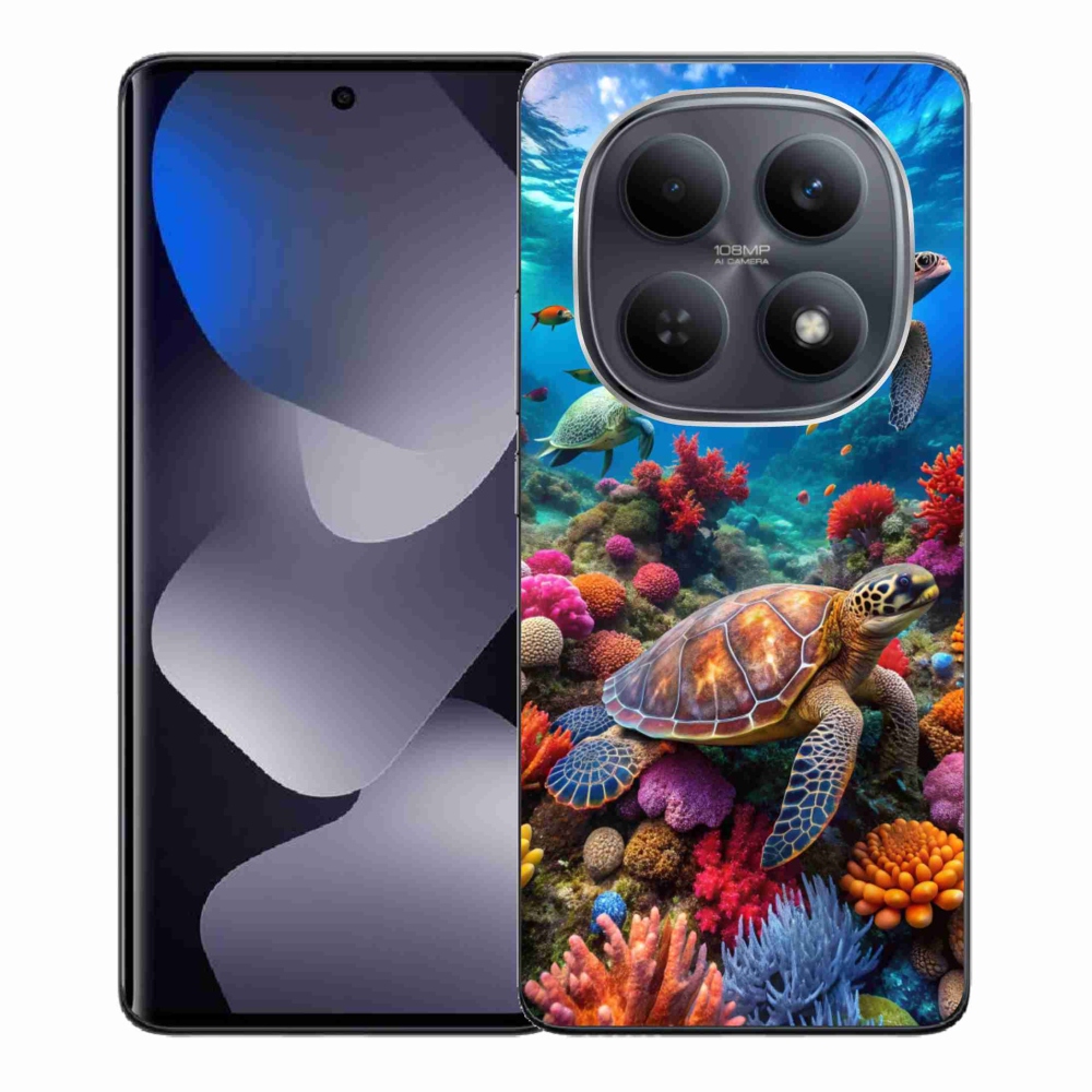 Gelový kryt mmCase na Xiaomi Redmi Note 15 4G - mořský svět 2