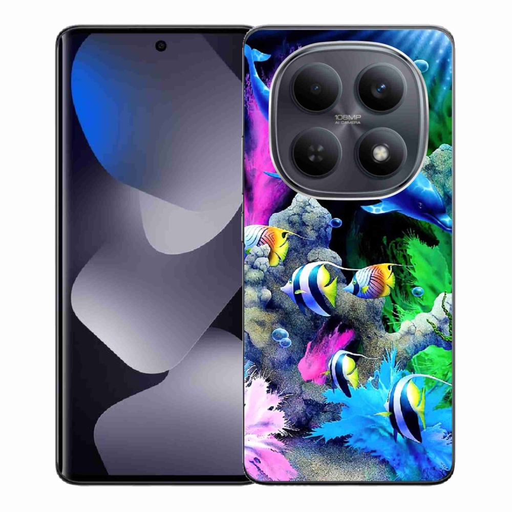 Gelový kryt mmCase na Xiaomi Redmi Note 15 4G - mořský svět