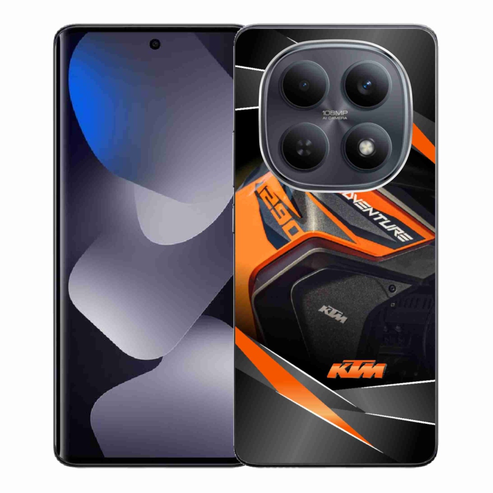 Gelový kryt mmCase na Xiaomi Redmi Note 15 4G - motorka ktm