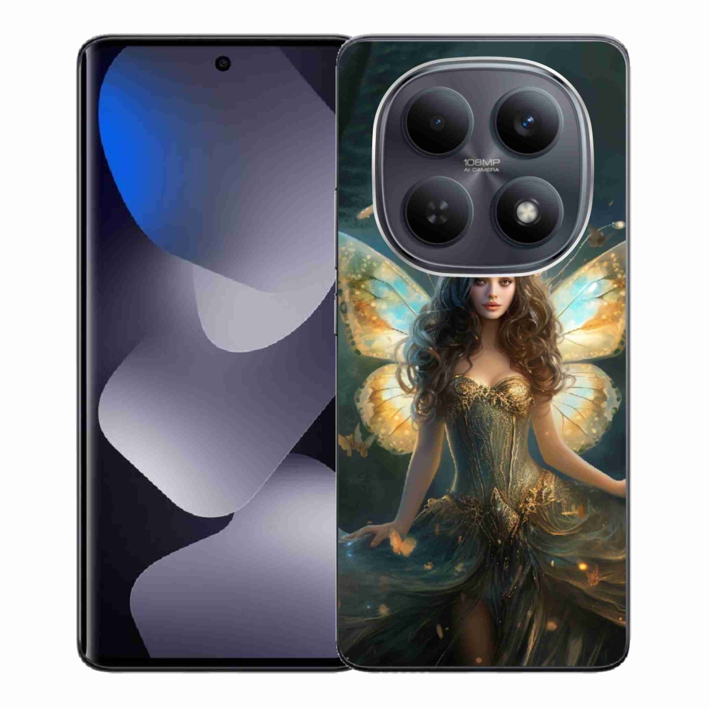 Gelový kryt mmCase na Xiaomi Redmi Note 15 4G - motýlí žena