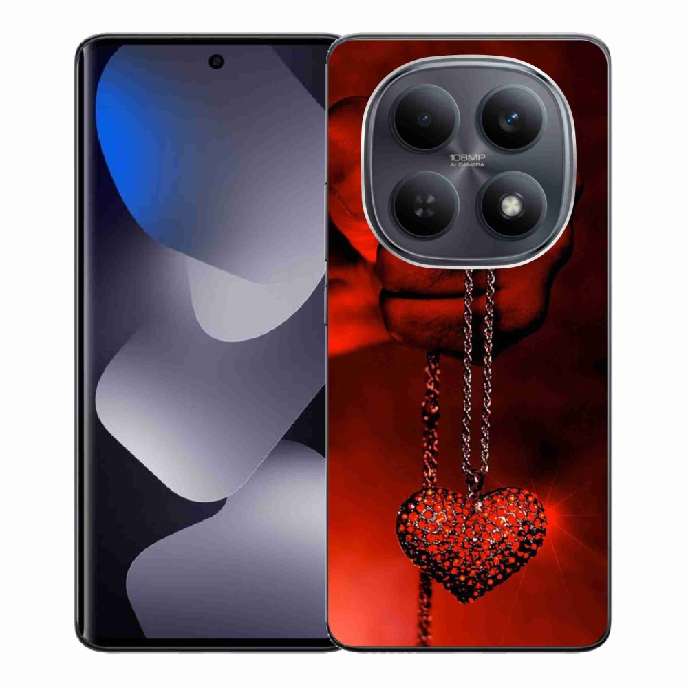 Gelový kryt mmCase na Xiaomi Redmi Note 15 4G - náhrdelník