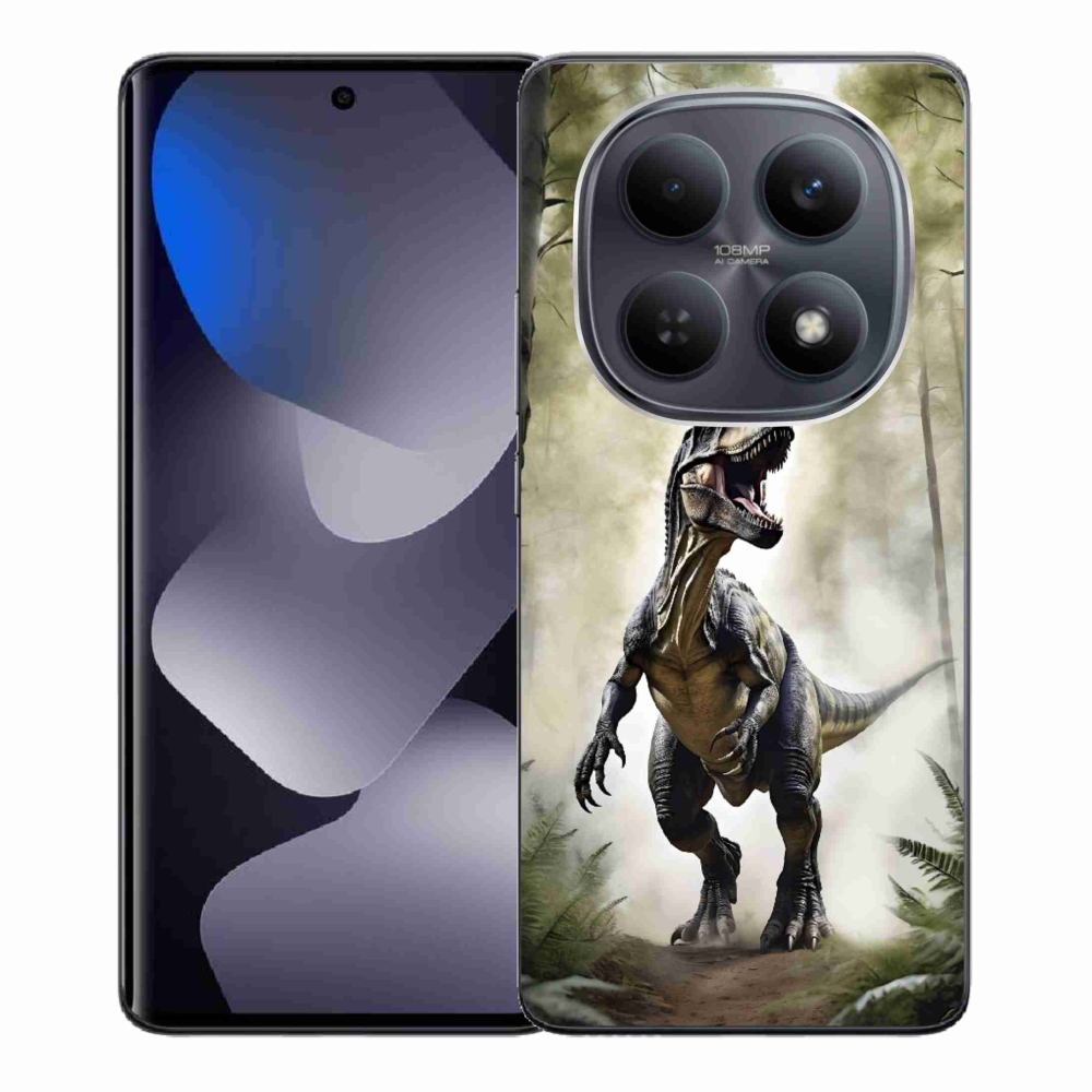 Gelový kryt mmCase na Xiaomi Redmi Note 15 4G - naštvaný T-Rex