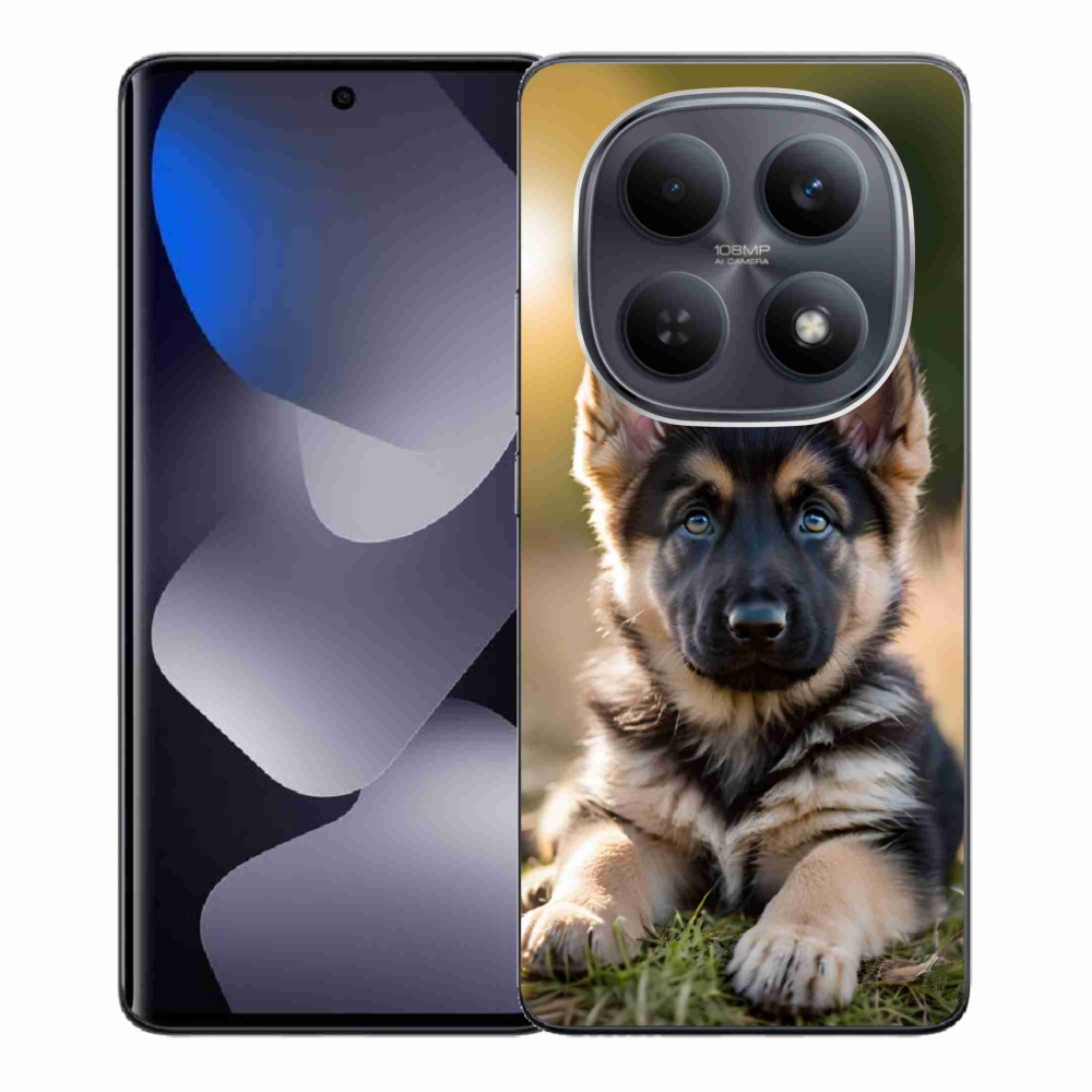 Gelový kryt mmCase na Xiaomi Redmi Note 15 4G - německý ovčák v přírodě