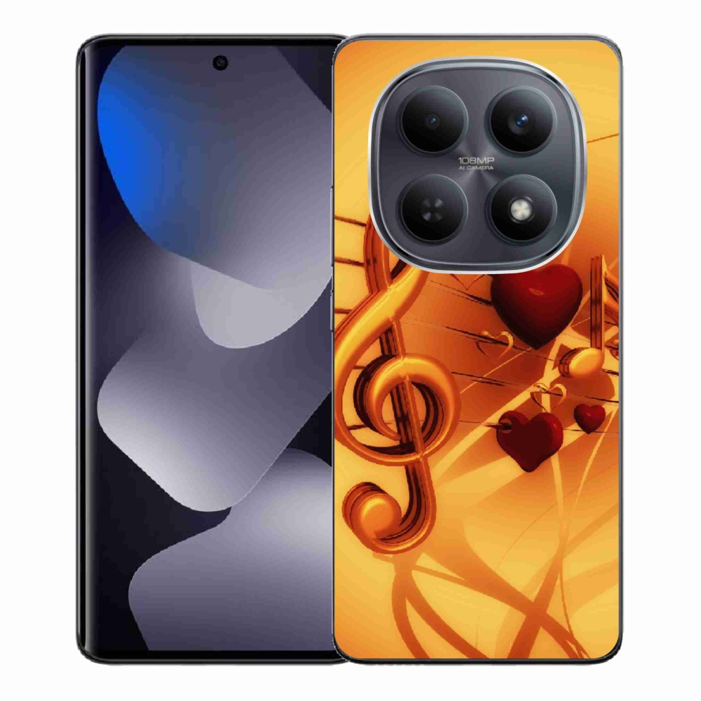 Gelový kryt mmCase na Xiaomi Redmi Note 15 4G - noty