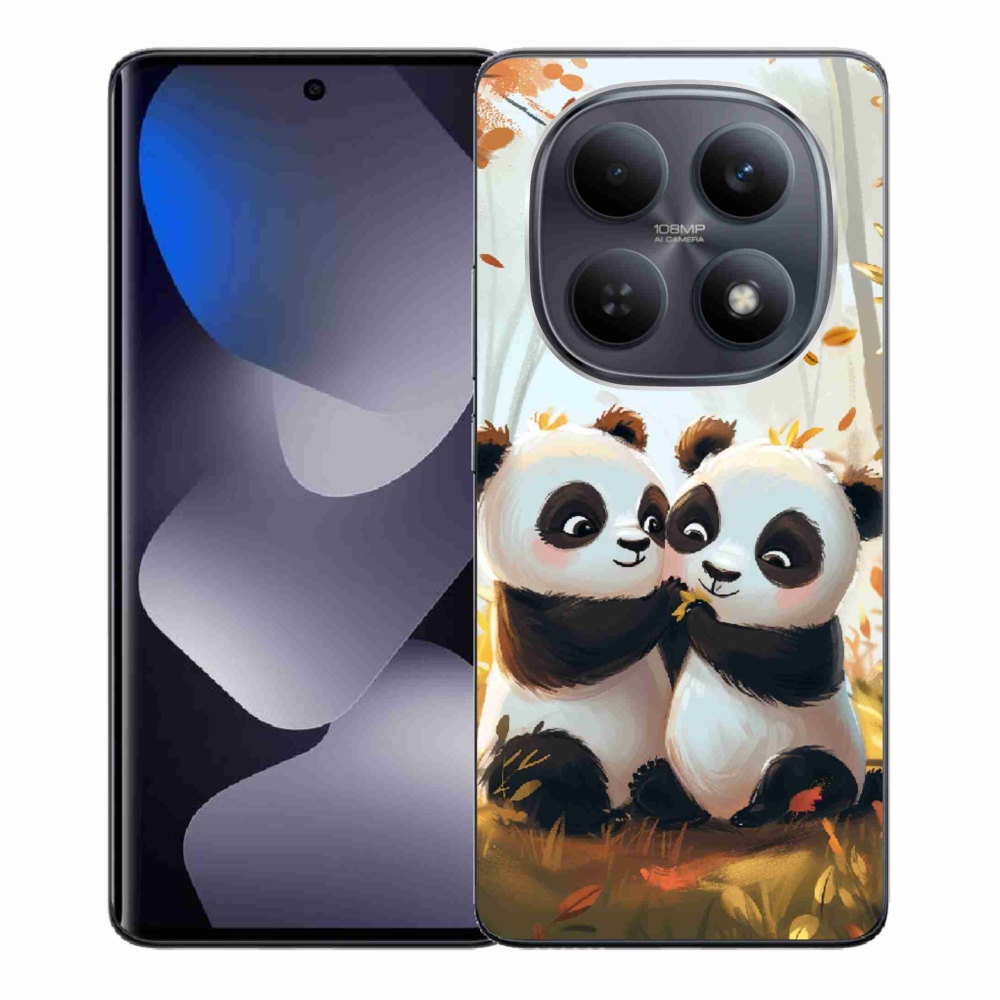 Gelový kryt mmCase na Xiaomi Redmi Note 15 4G - pandy