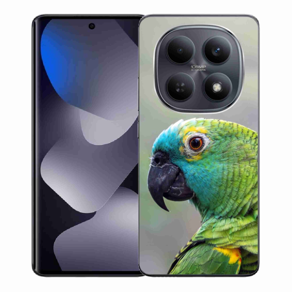 Gelový kryt mmCase na Xiaomi Redmi Note 15 4G - papoušek amazoňan