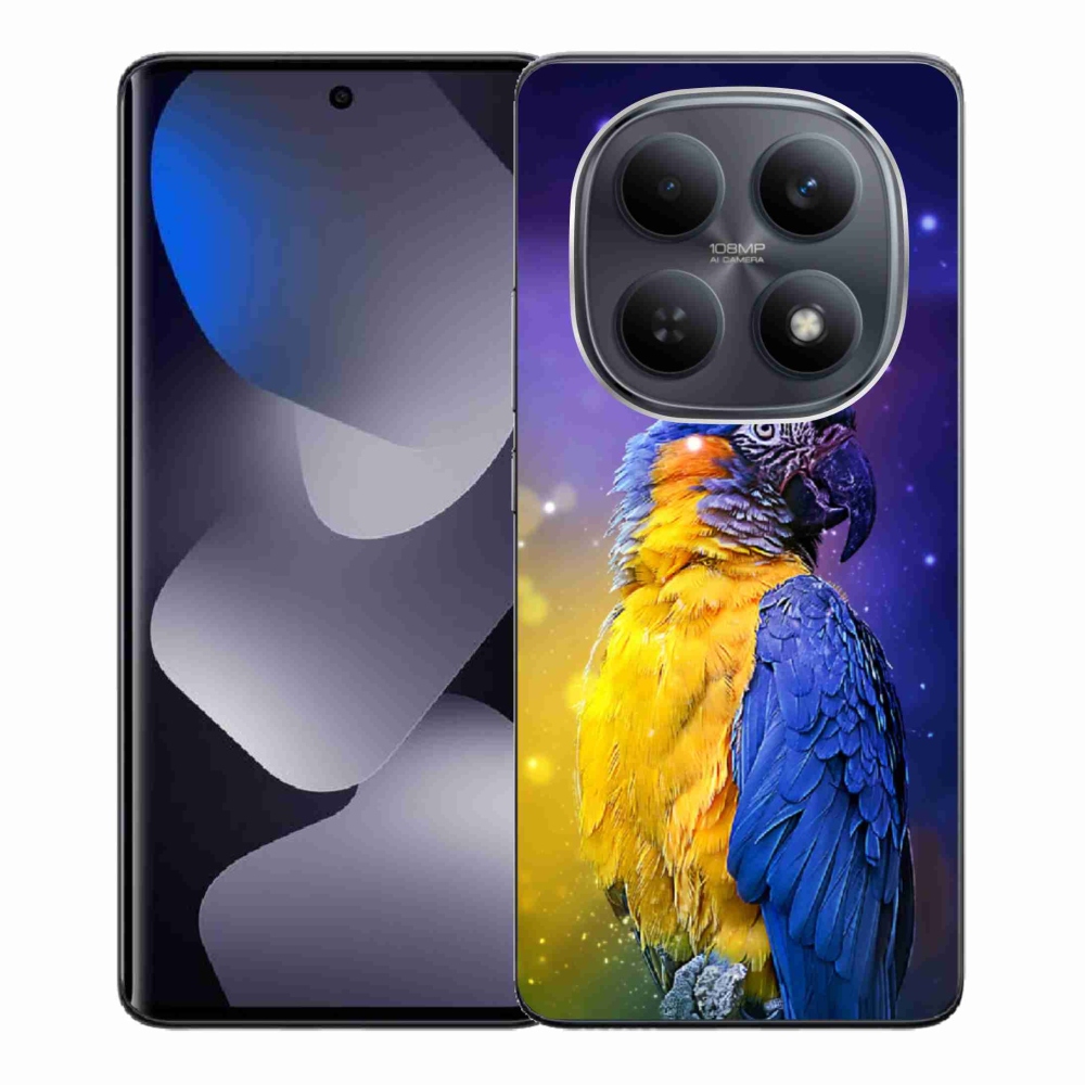 Gelový kryt mmCase na Xiaomi Redmi Note 15 4G - papoušek ara 1