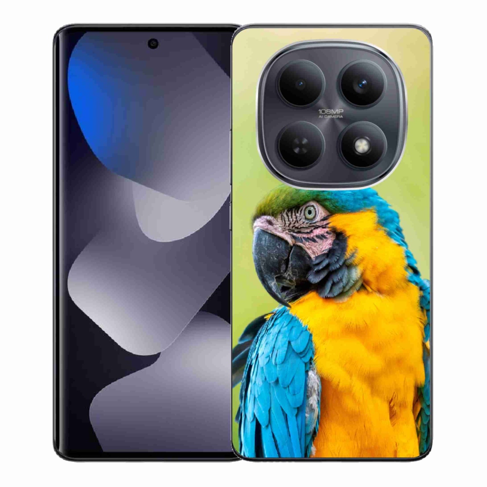 Gelový kryt mmCase na Xiaomi Redmi Note 15 4G - papoušek ara 2