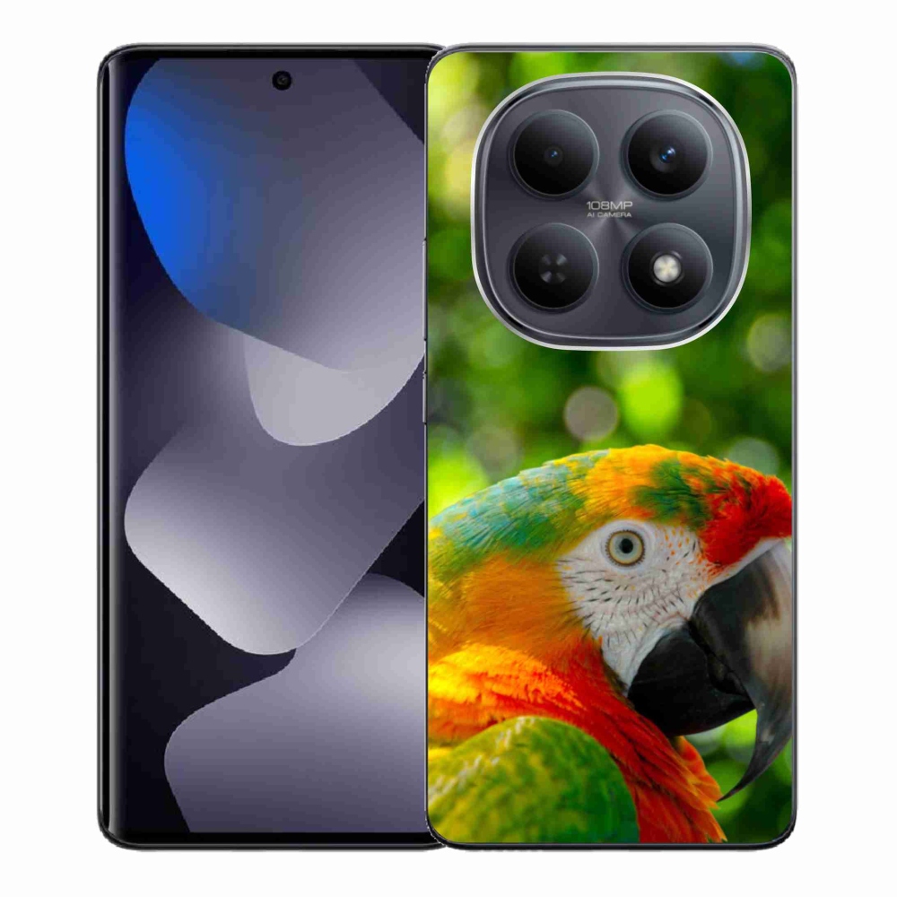 Gelový kryt mmCase na Xiaomi Redmi Note 15 4G - papoušek ara 3