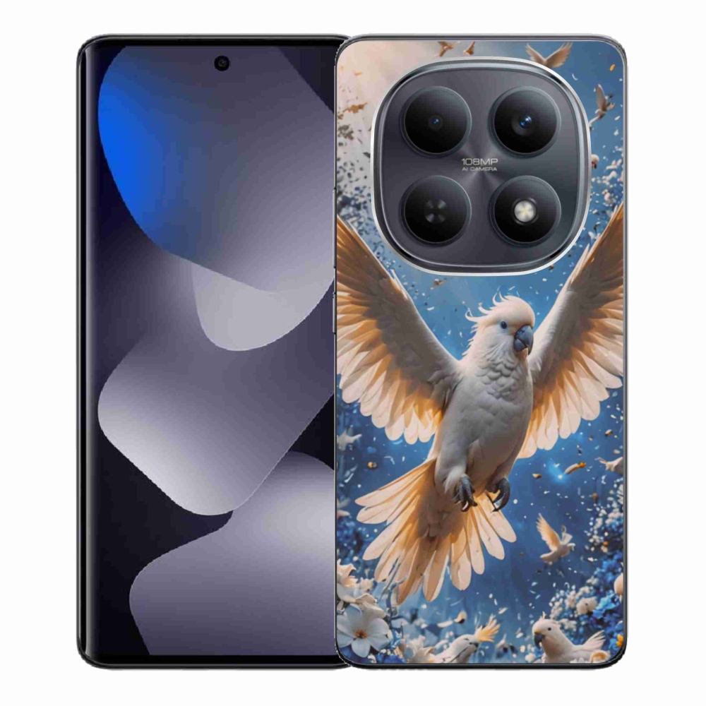 Gelový kryt mmCase na Xiaomi Redmi Note 15 4G - papoušek kakadu
