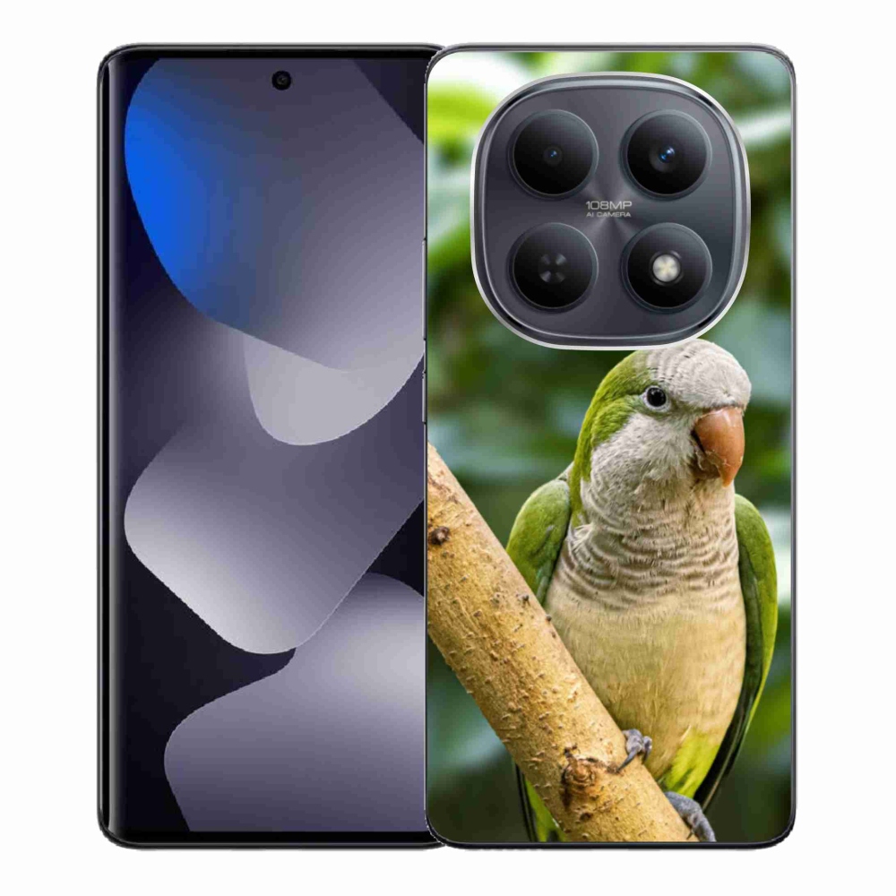 Gelový kryt mmCase na Xiaomi Redmi Note 15 4G - papoušek mníšek