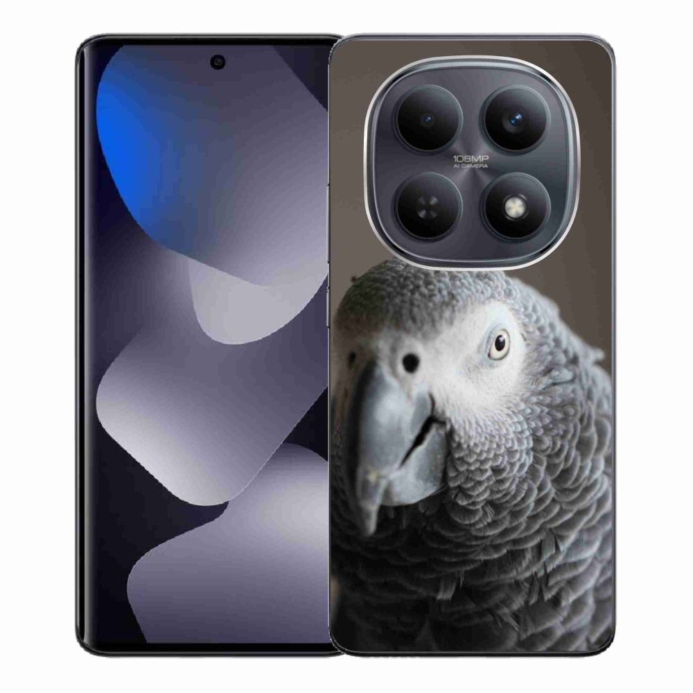 Gelový kryt mmCase na Xiaomi Redmi Note 15 4G - papoušek žako 2