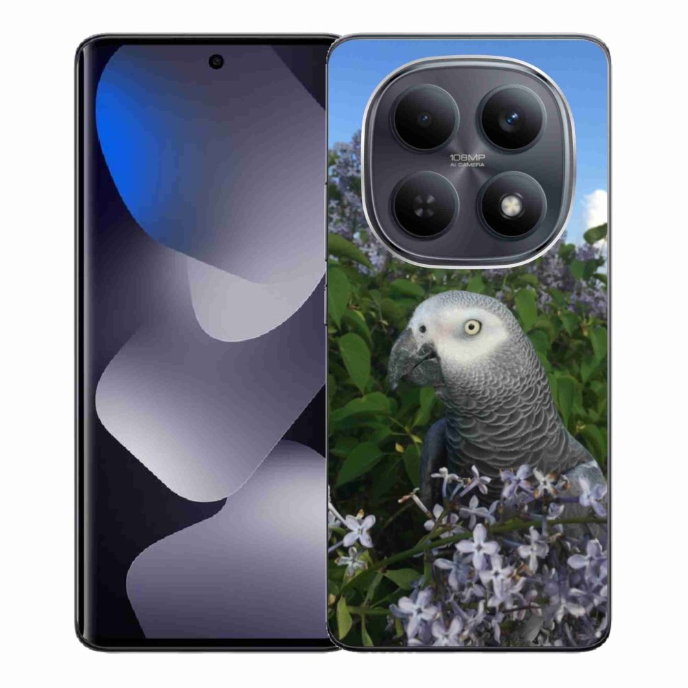 Gelový kryt mmCase na Xiaomi Redmi Note 15 4G - papoušek žako