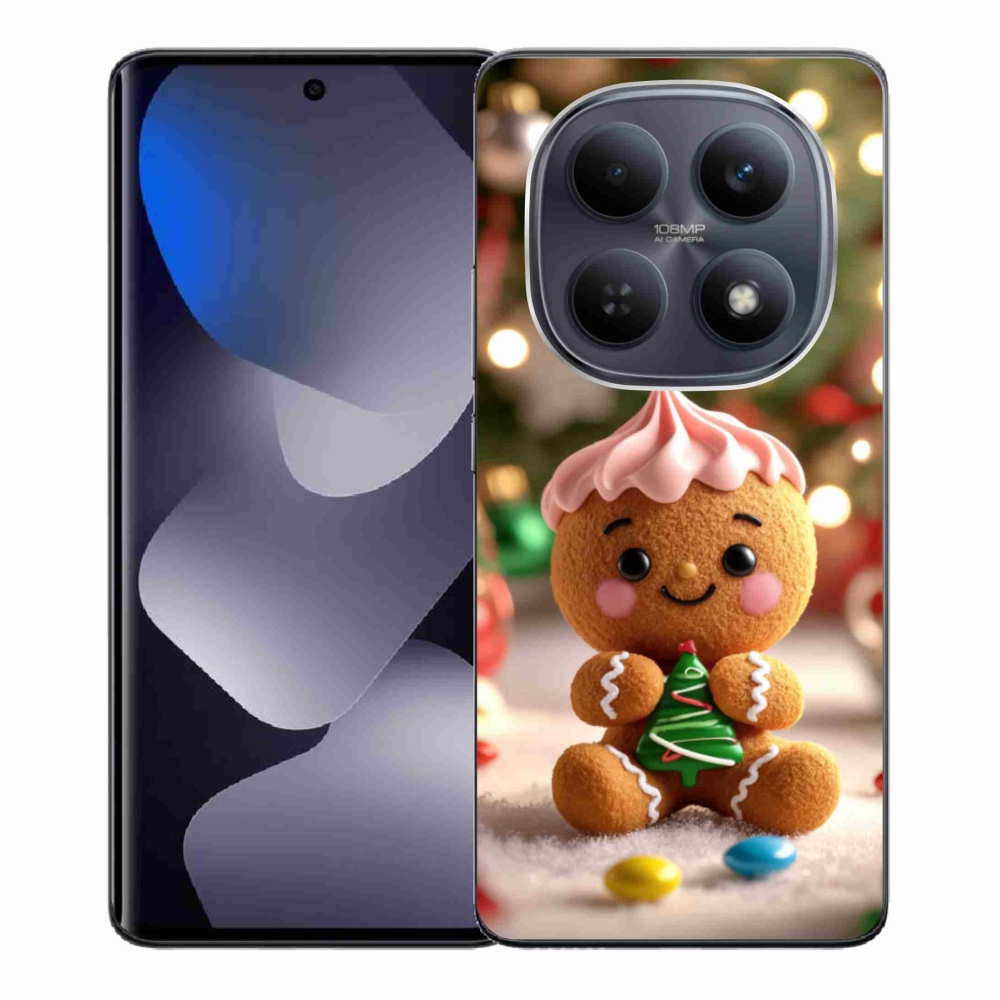 Gelový kryt mmCase na Xiaomi Redmi Note 15 4G - perníček