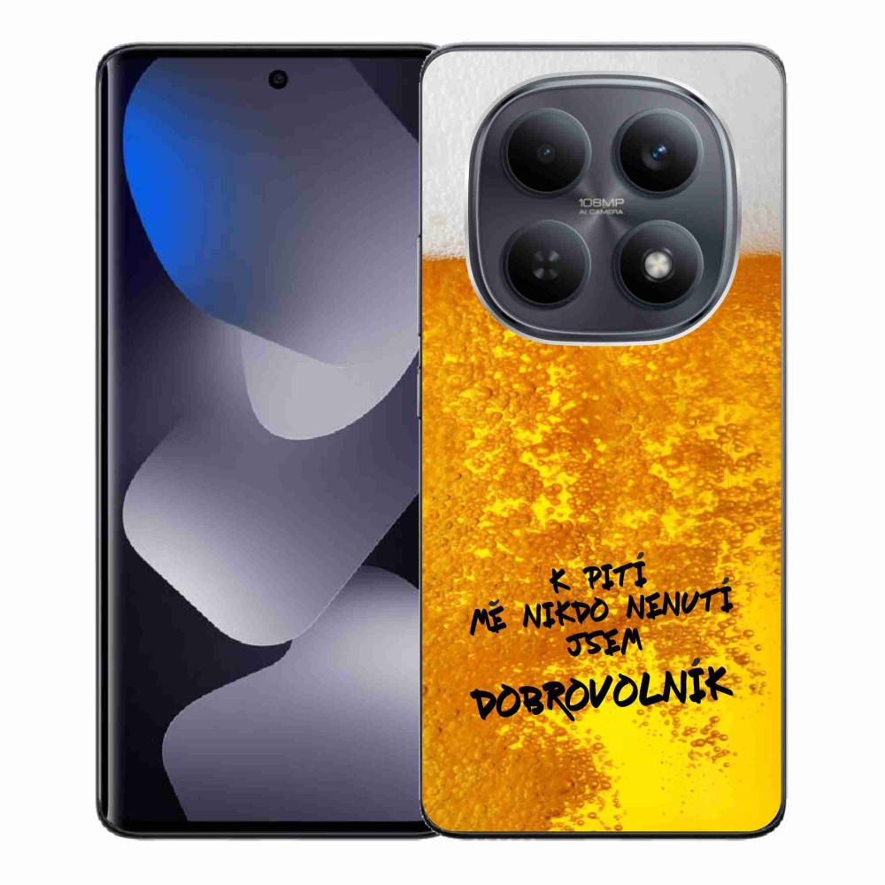 Gelový kryt mmCase na Xiaomi Redmi Note 15 4G - pivní motiv 4