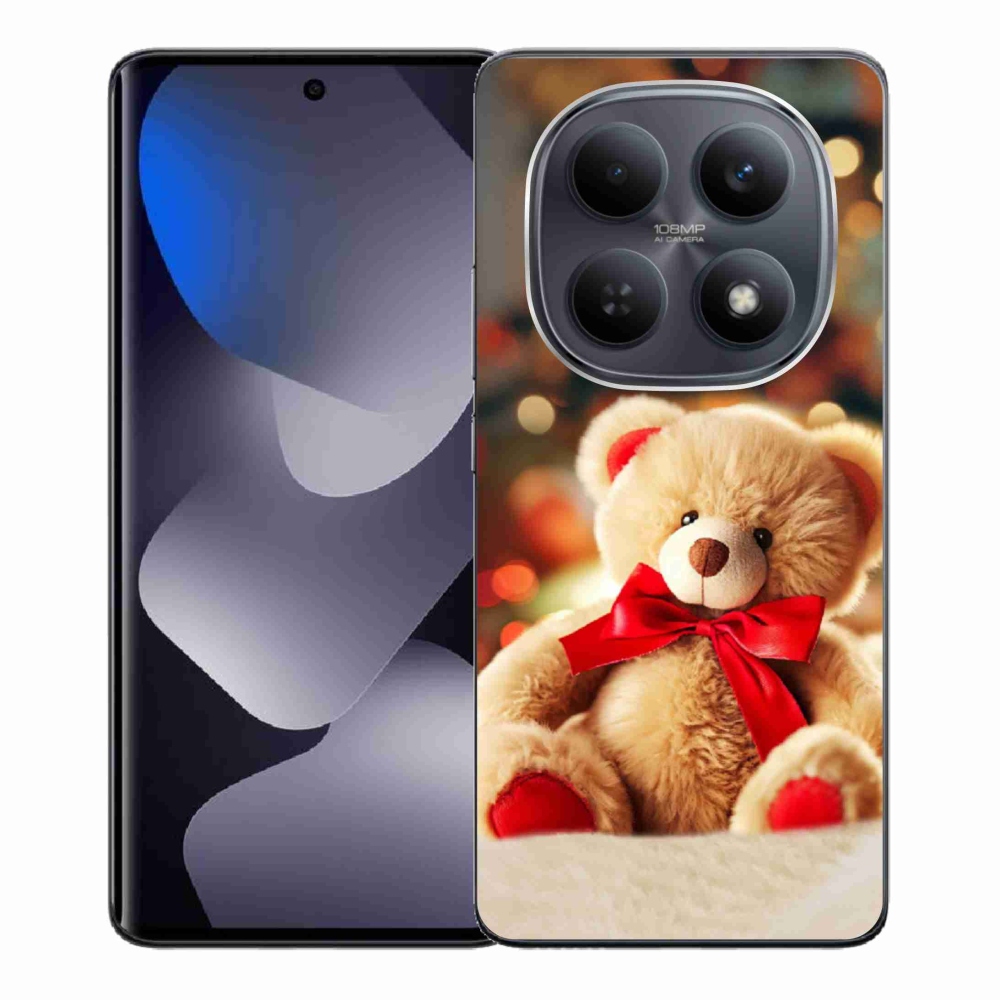 Gelový kryt mmCase na Xiaomi Redmi Note 15 4G - plyšový medvídek