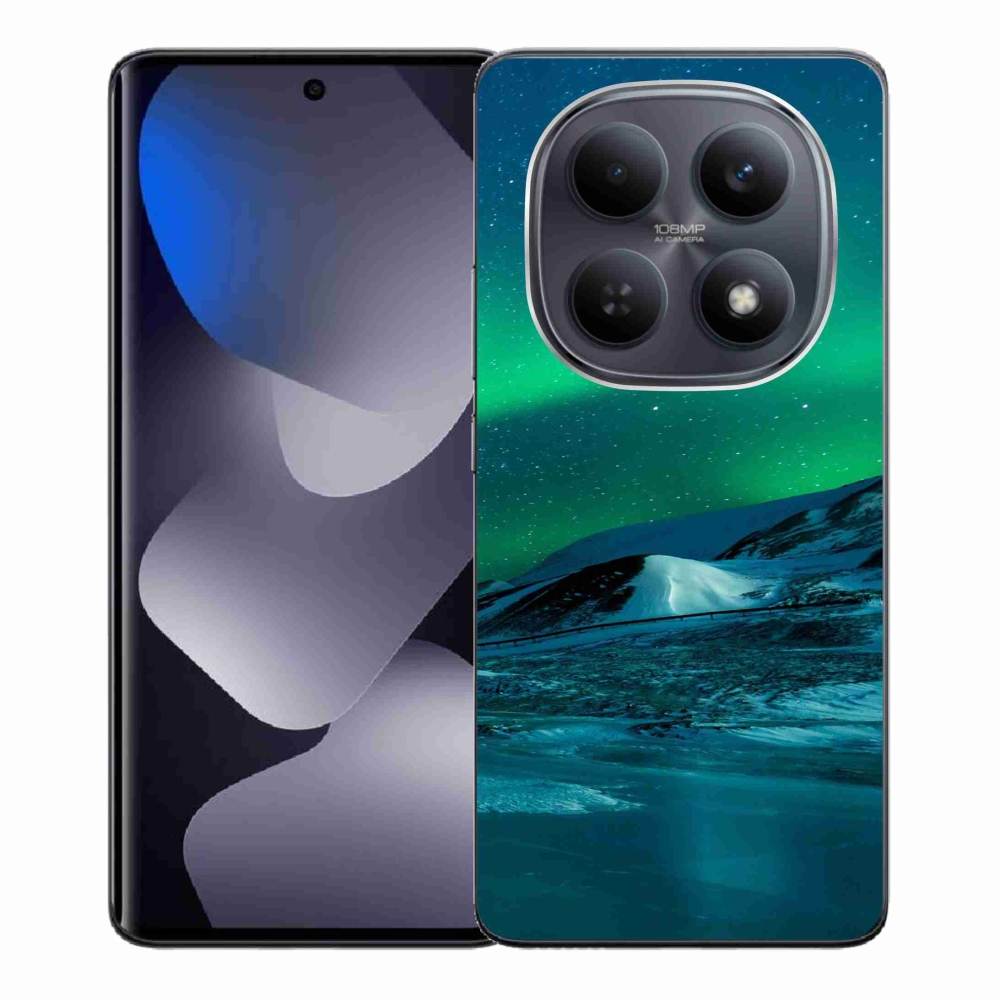 Gelový kryt mmCase na Xiaomi Redmi Note 15 4G - polární záře