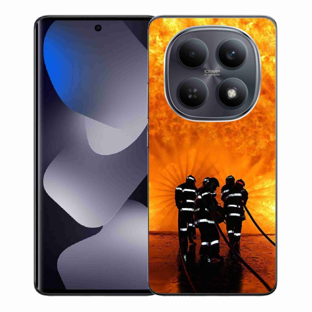 Gelový kryt mmCase na Xiaomi Redmi Note 15 4G - požár