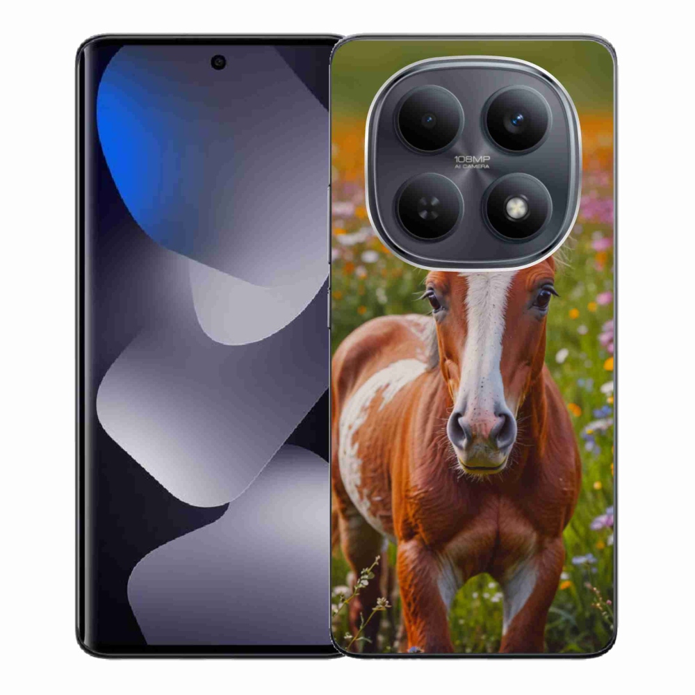 Gelový kryt mmCase na Xiaomi Redmi Note 15 4G - roztomilé hříbě