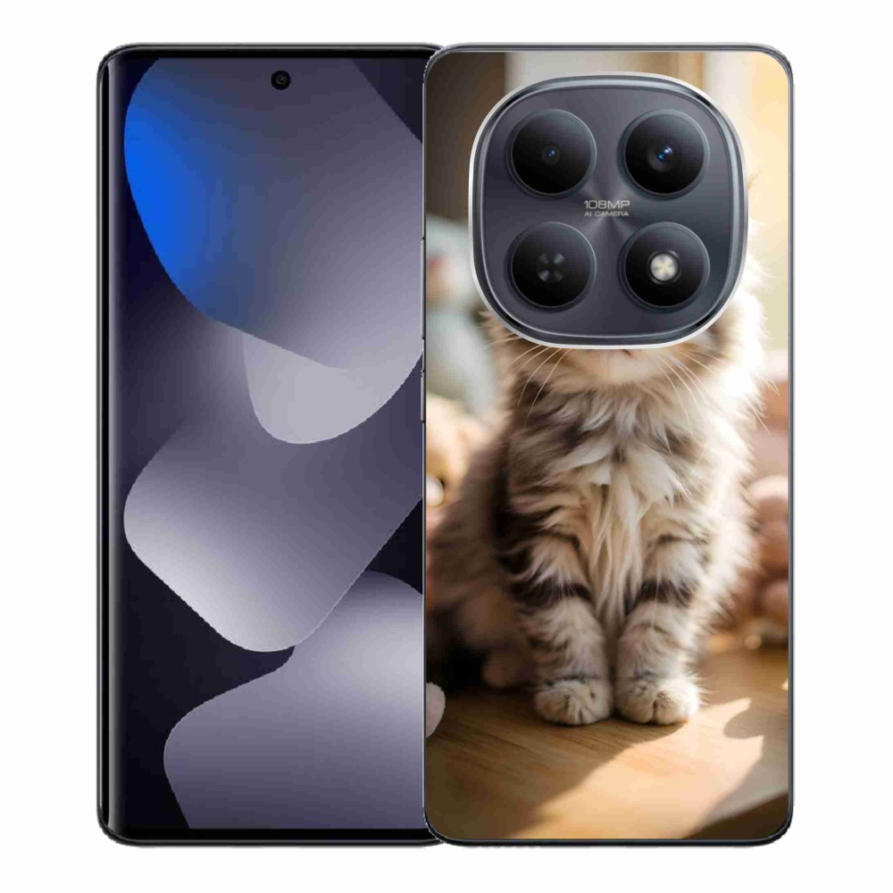 Gelový kryt mmCase na Xiaomi Redmi Note 15 4G - roztomilé kotě 10