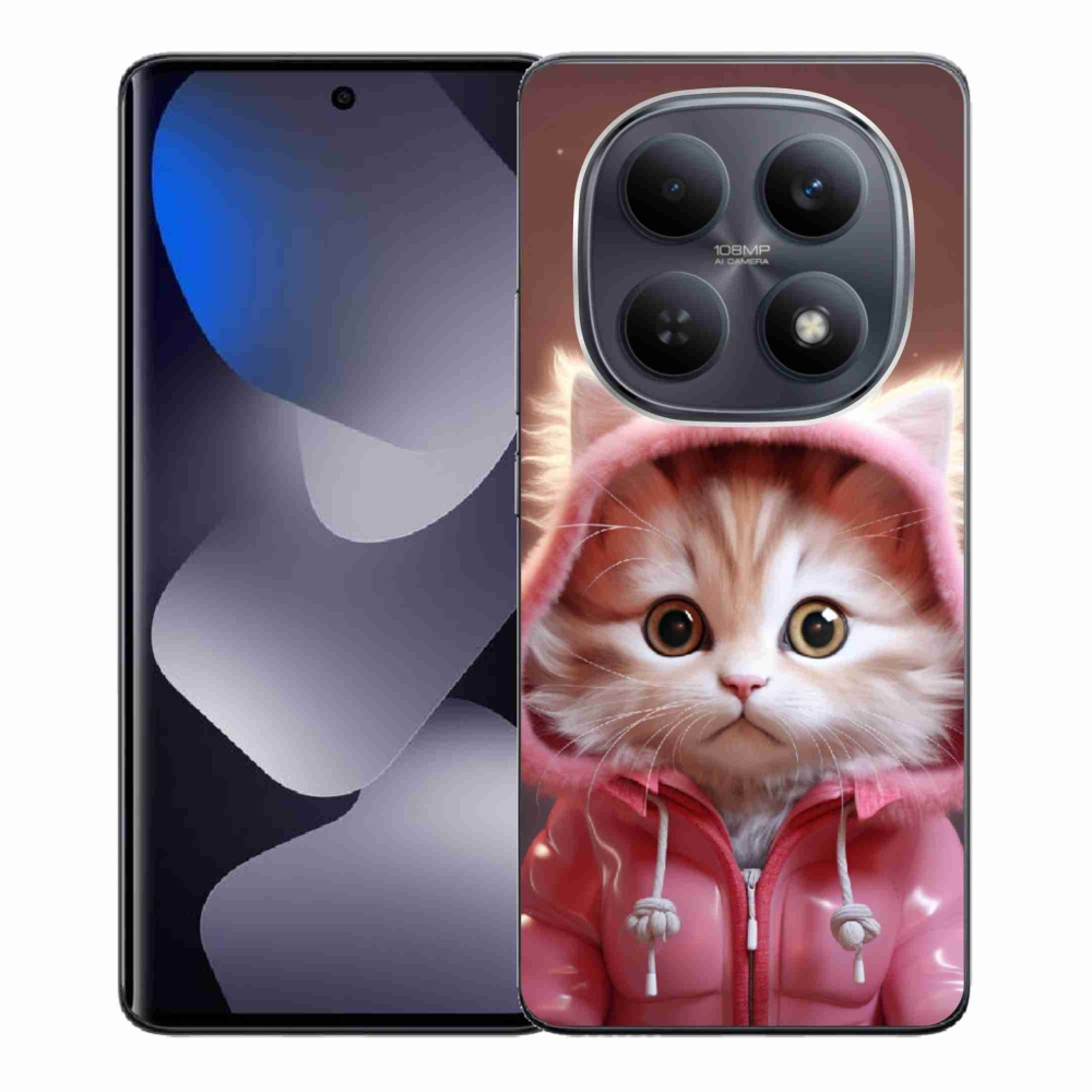 Gelový kryt mmCase na Xiaomi Redmi Note 15 4G - roztomilé kotě 3