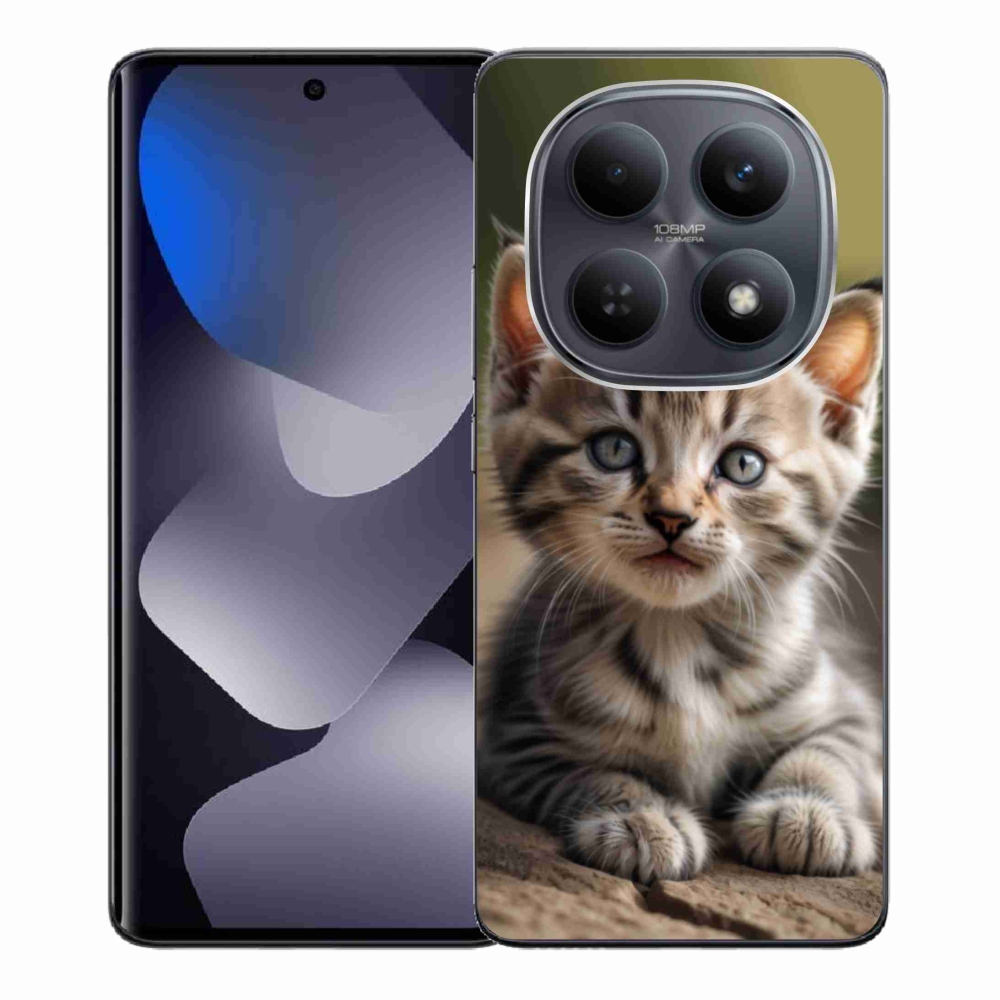 Gelový kryt mmCase na Xiaomi Redmi Note 15 4G - roztomilé kotě 9